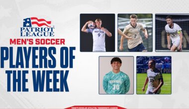 Patriot League Announces Men’s Soccer Players of the Week (8.24.26)