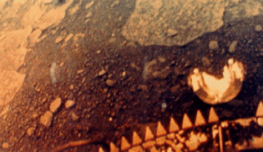On 1 March 1982, a Soviet probe called Venera 13 touched down on Venus and was expected to last just 32 minutes in 465°C heat — it survived for 127 minutes, drilled and analysed a soil sample, and sent back the first colour photographs ever taken from the surface of Venus.
