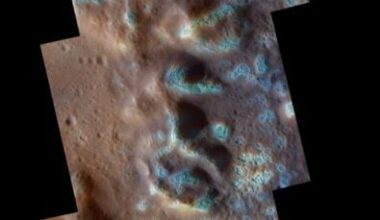 Inside Mercury’s Raditladi and Eminescu craters, MESSENGER images revealed glacier-like flows that may consist of salts and other volatile-rich material preserved for more than a billion years—raising the possibility of buried niches analogous to salt deposits inhabited by extremophiles in Earth’s Atacama Desert.