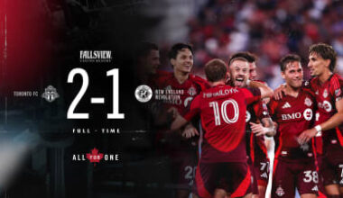 MATCH RECAP | Toronto FC 2 – 1 New England Revolution