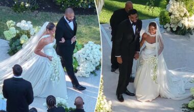 Jordyn Woods wears Old Hollywood-inspired wedding dress to marry Karl-Anthony Towns