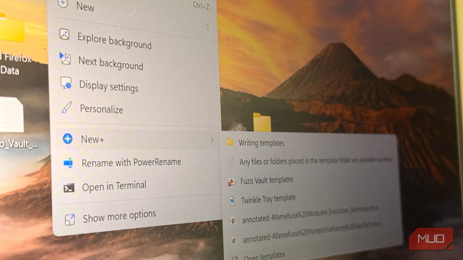 Windows’ New menu was useless until I added my own files to it