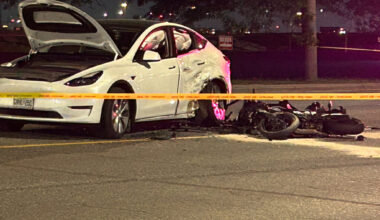 Motorcyclist rushed to hospital after Brampton crash