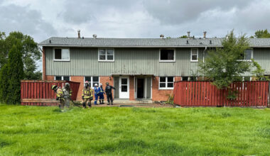 Fire at vacant north Edmonton row houses investigated as arson