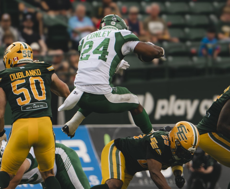Quali Conley’s rapid ascension helps solve potential running back issue for Roughriders | GX94 Radio - Now That's Country!