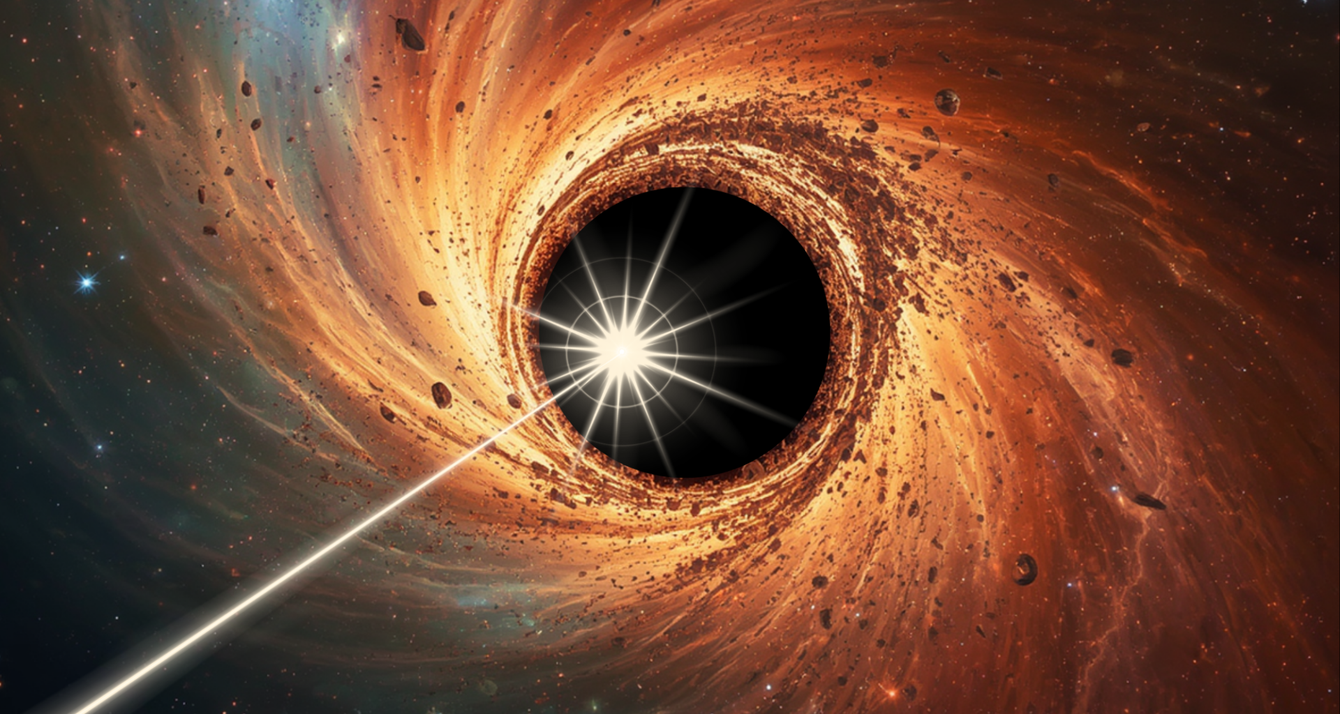 Dark matter could magnify the jets of a ravenously feeding supermassive black hole