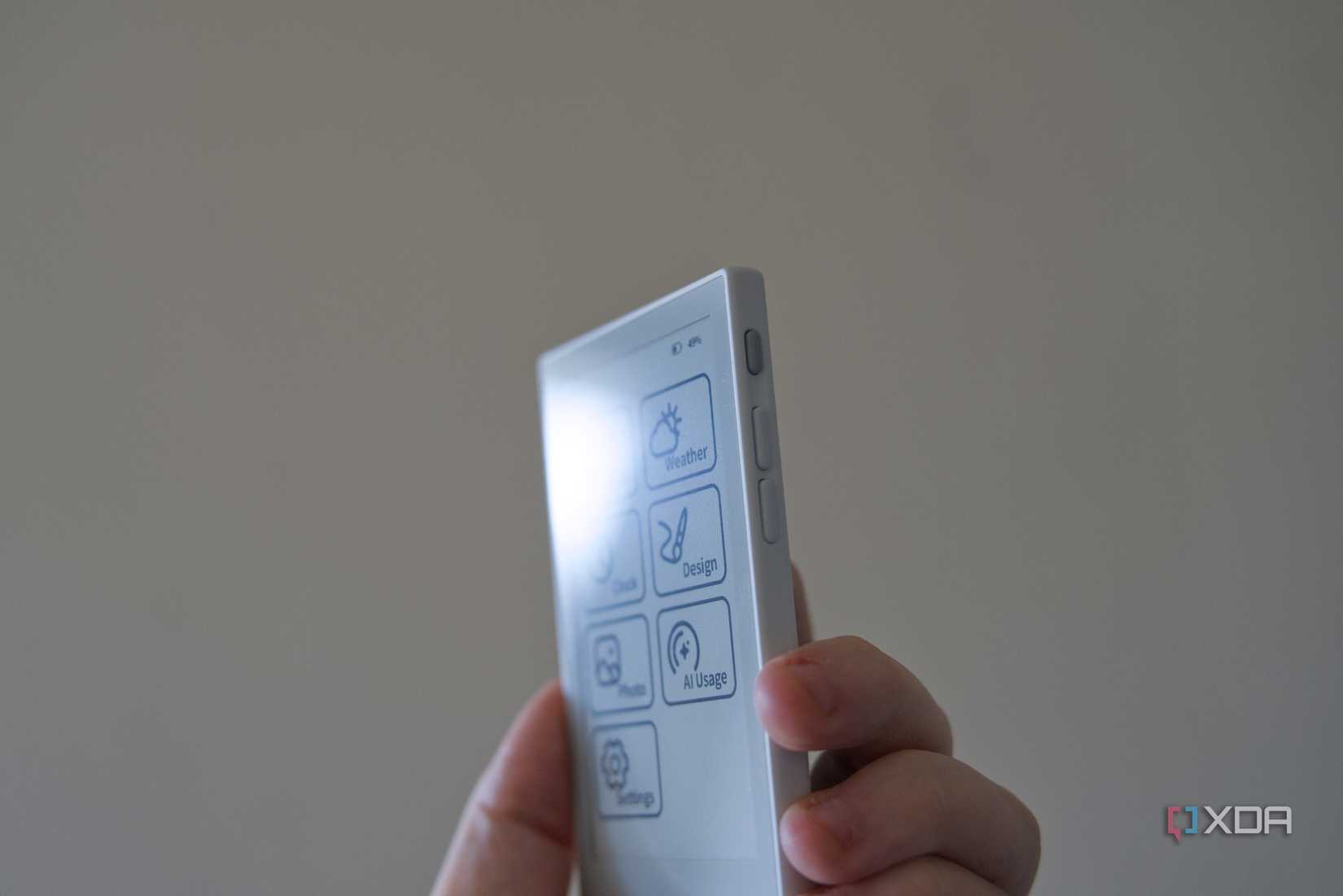 Showing the side buttons on the reTerminal Sticky