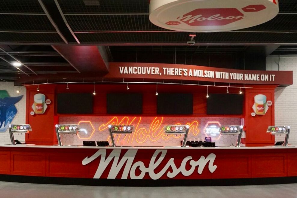 Rogers Arena Molson Canucks