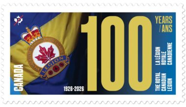 Canada Post marks Legion's 100th anniversary with commemorative stamp - DiscoverEstevan.com