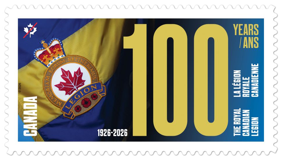 Canada Post marks Legion's 100th anniversary with commemorative stamp - DiscoverEstevan.com