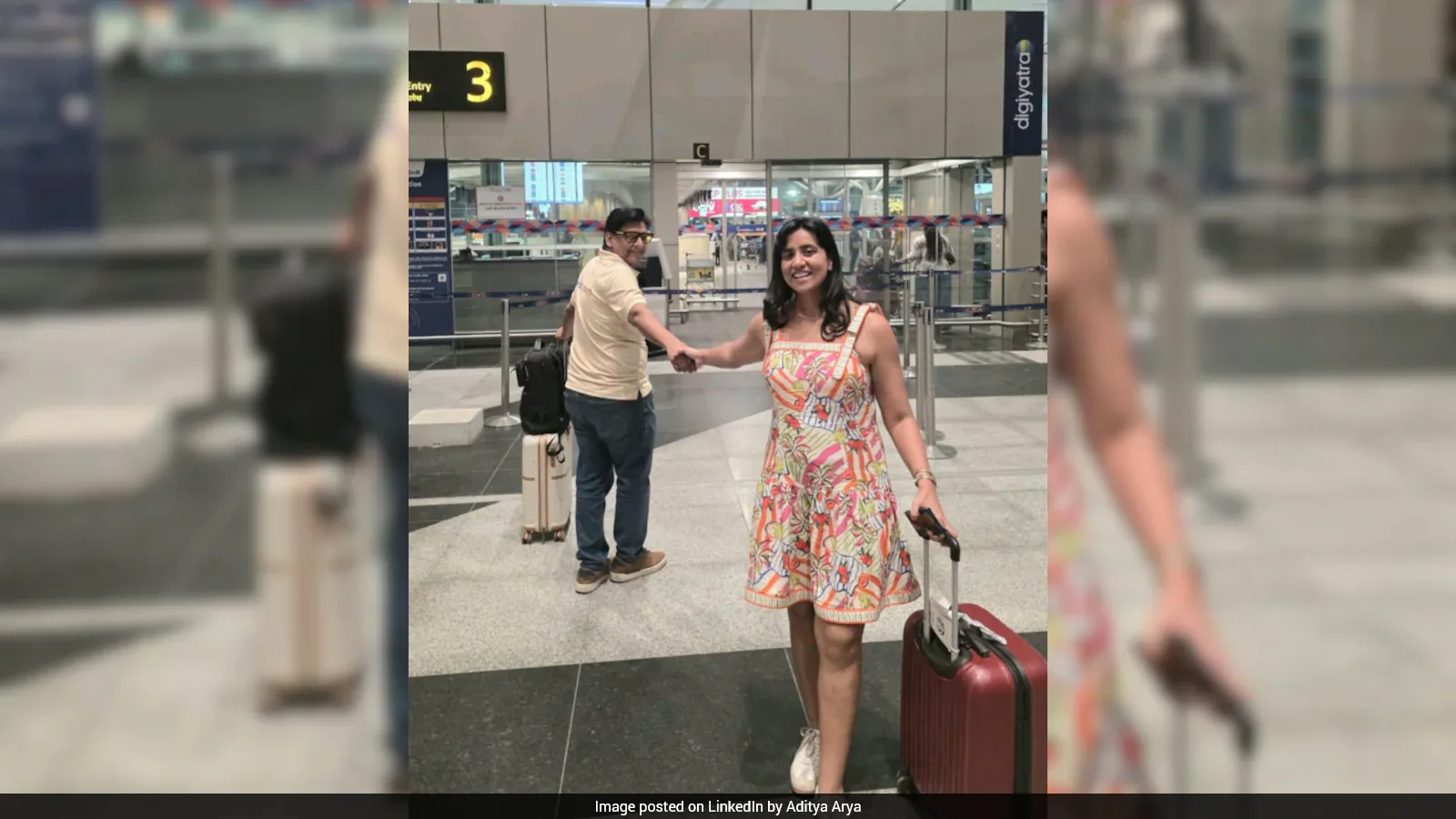 YesMadam CEO's 90-Second Airport Reunion With Wife Goes Viral: "For Us, This Is Romance"