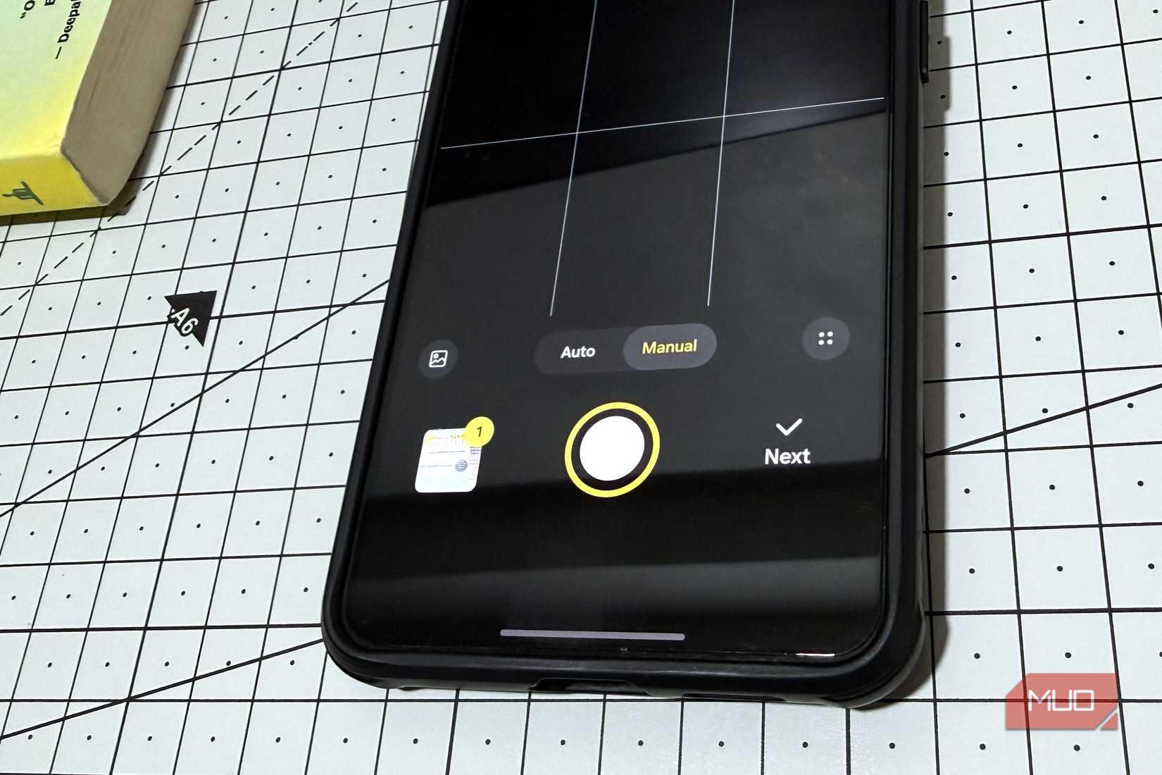 S26 showing camera scanner mode