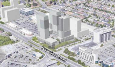 11 towers planned  for Ottawa’s Baseline Road in two projects, including former Scouts Canada headquarters site