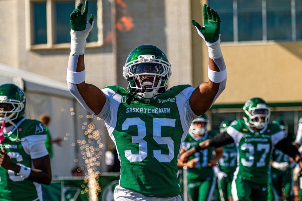 Riders linebacker Seyi Oladipo Jr. looking forward to first CFL start against Argonauts | GX94 Radio - Now That's Country!