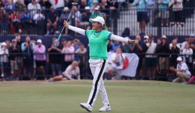 Japan's Shiho Kuwai won the AIG Women's Open - becoming the first major winner to play with a yellow golf ball.