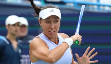 Jessica Pegula leads the DC Open final by a set heading into Monday