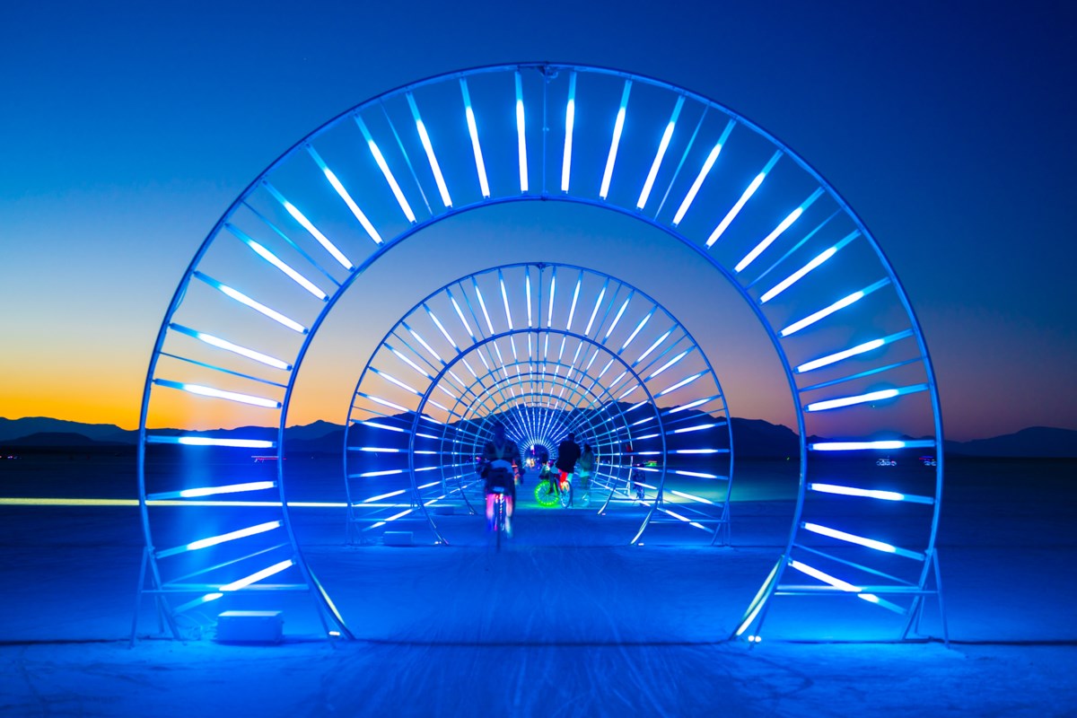 Award-winning Burning Man photos on display at in Britannia