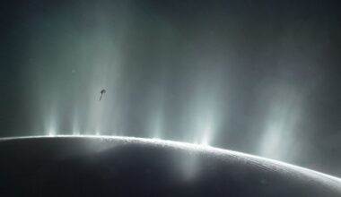 Enceladus hides a salty ocean beneath its ice but also blasts that ocean directly into space, which means a spacecraft can test water from a potentially habitable sea simply by flying through the plume — no landing, drilling, or journey through kilometres of frozen crust required.