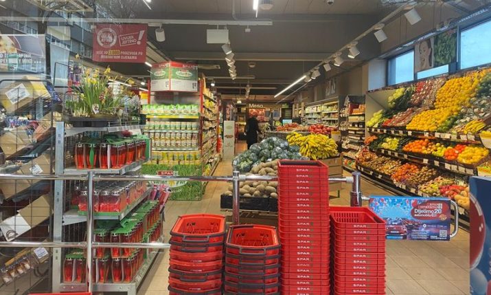 Croatia food prices rise in July as regional shopping gap widens