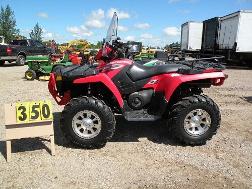 The 2006 Polaris Sportsman 800 All-Terrain Vehicle (ATV) was stolen from a property in the 8000 block of Highway 22A, in Trail.
