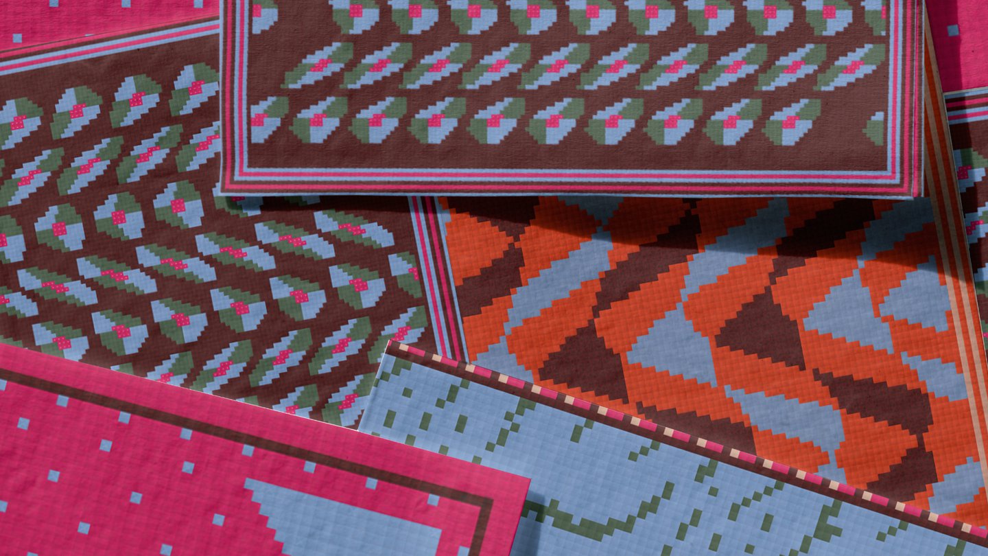 “We treat code as material”: Studio Dial weaves motion design into cocktail menus, Afghan textiles and city plans