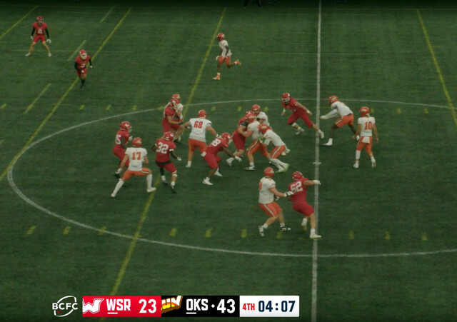 Okanagan Sun doubled the Westshore Rebels 46-23 Saturday
