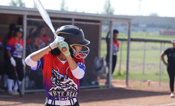 Fast Pitch Slow Ball Player at the 2026 Alberta Indigenous Games (Photo Credits - Daniel Barker-Tremblay)