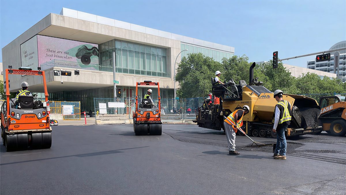 Edmonton Dowtown intersection expected to reopen this week