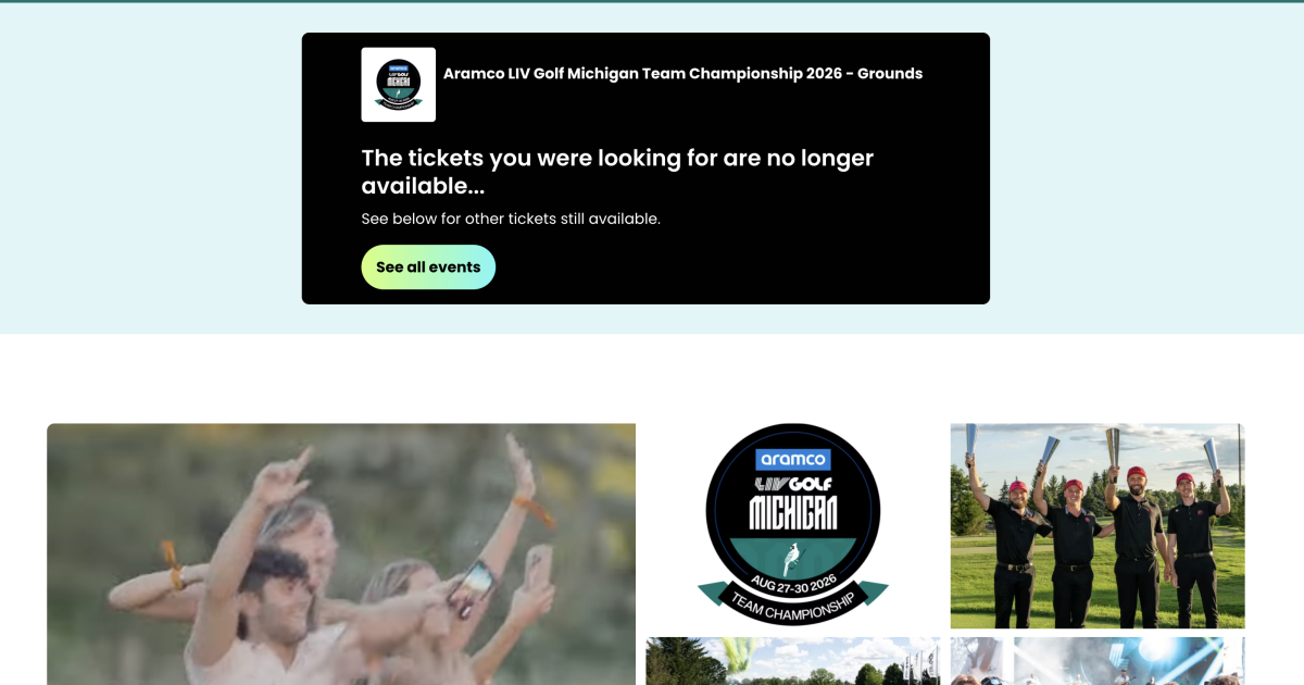 LIV Golf Michigan tickets no longer on sale amid reports of event's cancellation