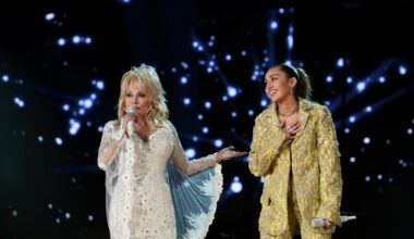 Miley Cyrus' Dolly Parton tribute: 'I have an angel by my side'