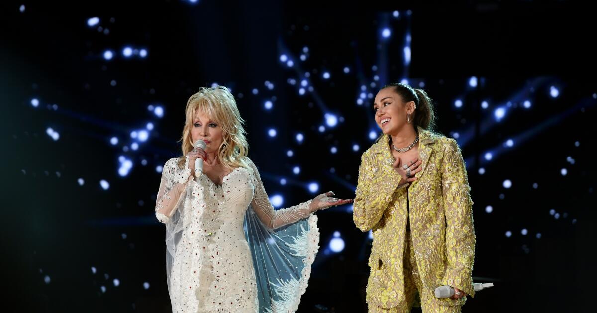 Miley Cyrus' Dolly Parton tribute: 'I have an angel by my side'