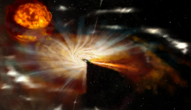Astronomers watch a black hole's feeding frenzy end with a bad case of cosmic indigestion