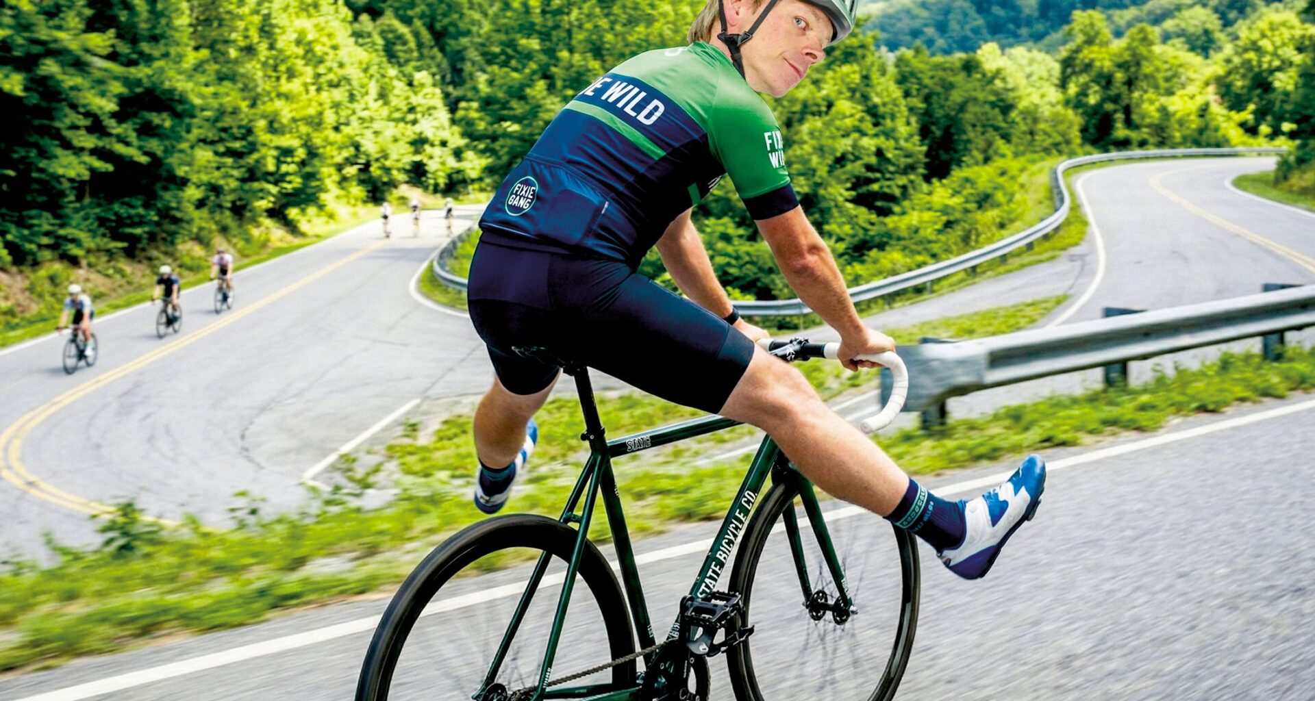 Riding a fixed is the best way to telegraph your superiority over someone on a carbon superbike