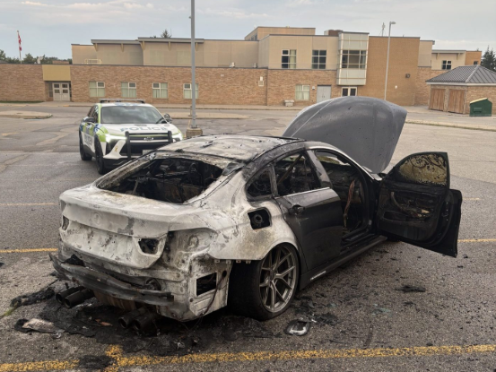 Stolen BMW from Brampton burned-out in ‘suspicious’ fire: police