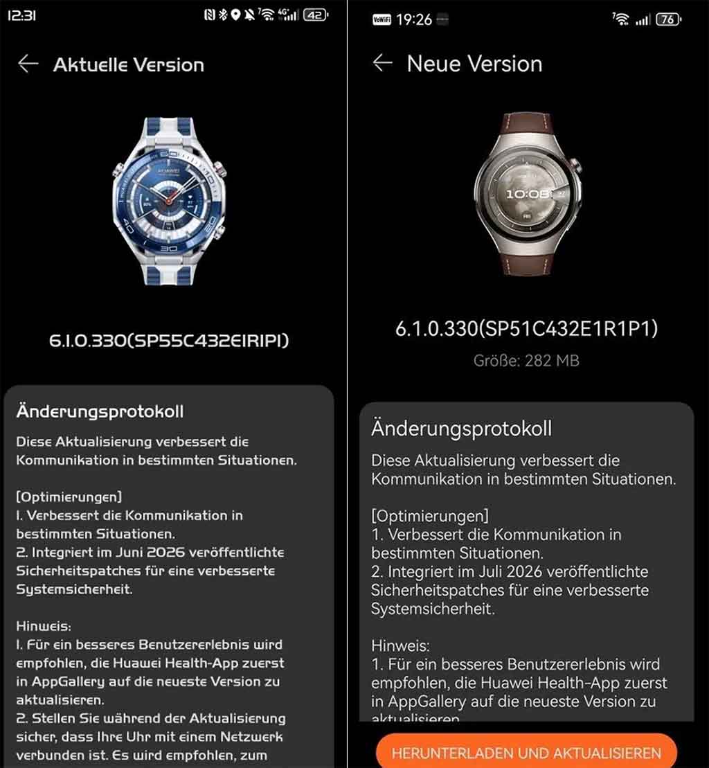 Huawei Watch 5 and Watch Ultimate 2 global updates