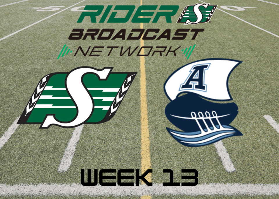 CFL Week 13 schedule | 620 CKRM - The Voice of Saskatchewan
