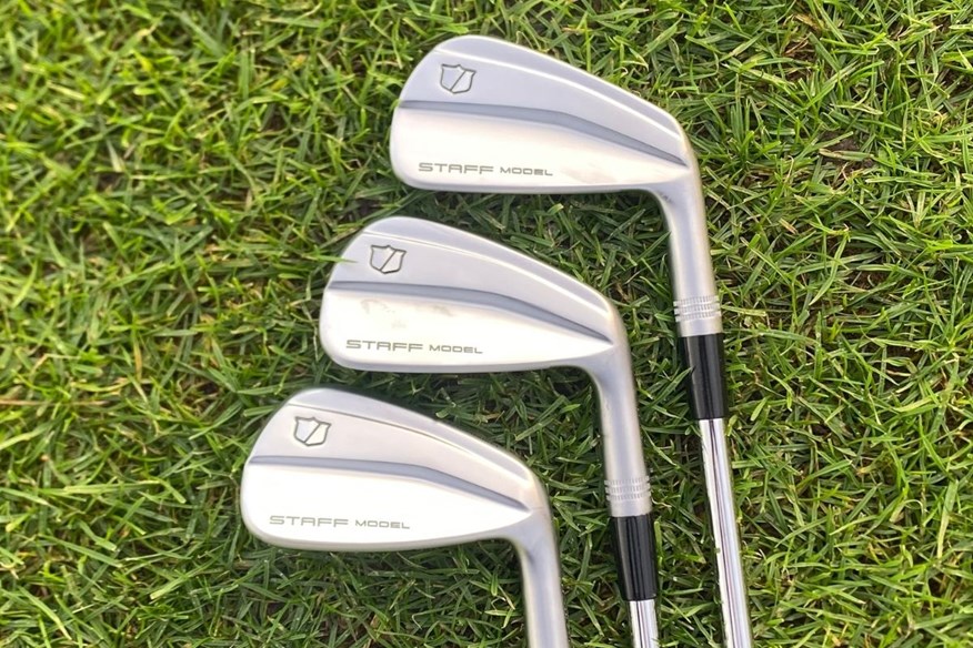 Wilson Staff Model Blade 2026 irons long iron, mid iron, and short iron