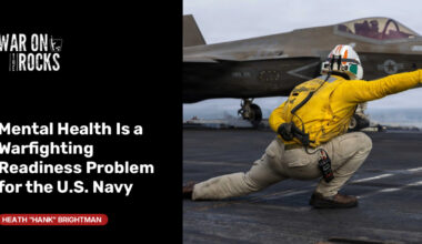 Mental Health Is a Warfighting Readiness Problem for the U.S. Navy
