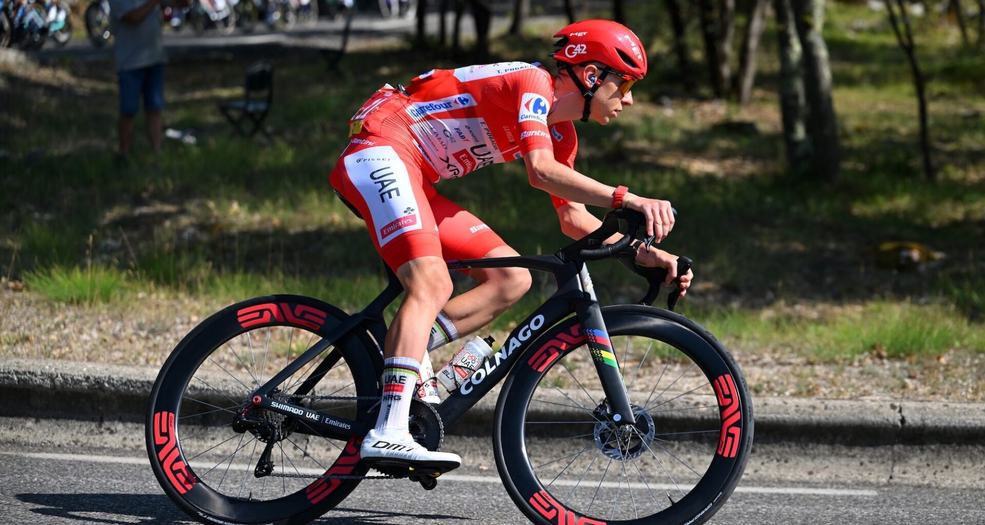 Vuelta a España GC standings - Tadej Pogačar keeps leader's jersey after stage 2