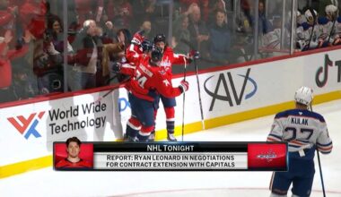 Report: Ryan Leonard in negotiations with Capitals