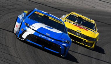 Denny Hamlin, Joe Gibbs Racing, Ryan Blaney, Team Penske, Enjoy lllinois 300, World Wide Technology Raceway at Gateway, NASCAR Cup Series