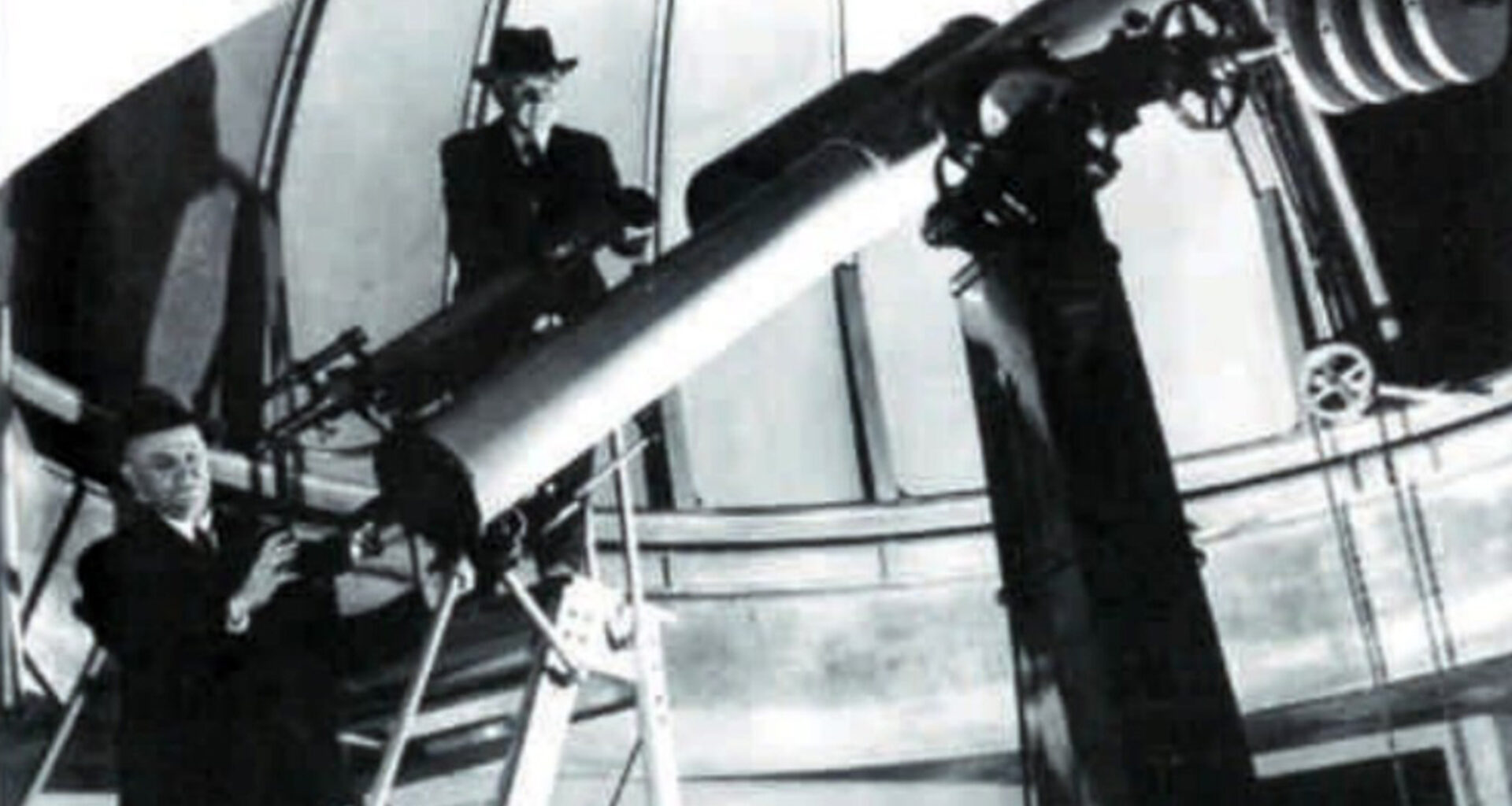 Man with telescope