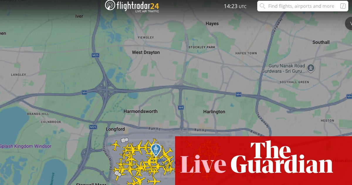 Recovery from UK flight disruption ‘will take some time’ after almost 300 flight cancellations – business live | Business
