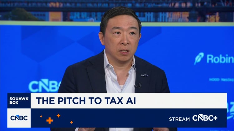 Andrew Yang on pitch to tax AI: Tax the AI, tax the robots, stop taxing human workers