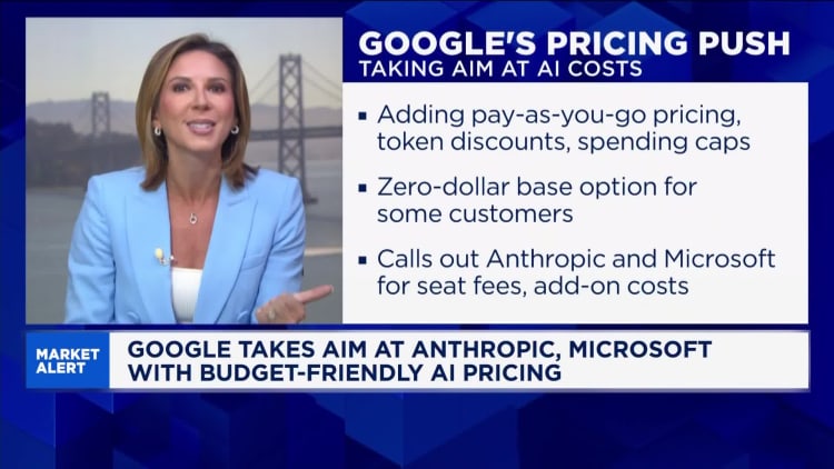 Google takes aim at Anthropic, Microsoft with budget-friendly AI pricing