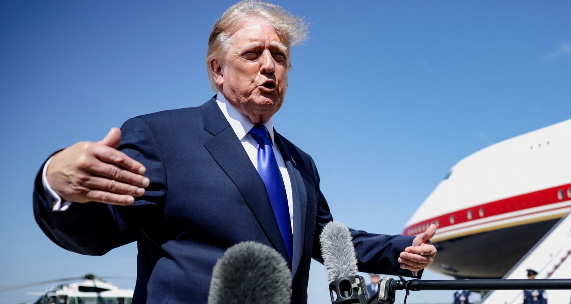 Trump says oil and gas prices won't fall until after midterm election