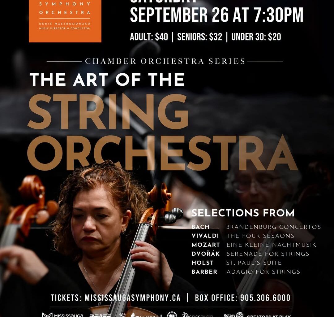 The Mississauga Symphony Orchestra Launches New Chamber Orchestra Series — Modern Mississauga Media