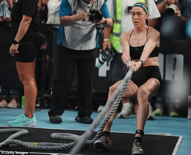 Australian fitness star Joanna Wietrzyk won her event despite suffering bowel incontinence during the event
