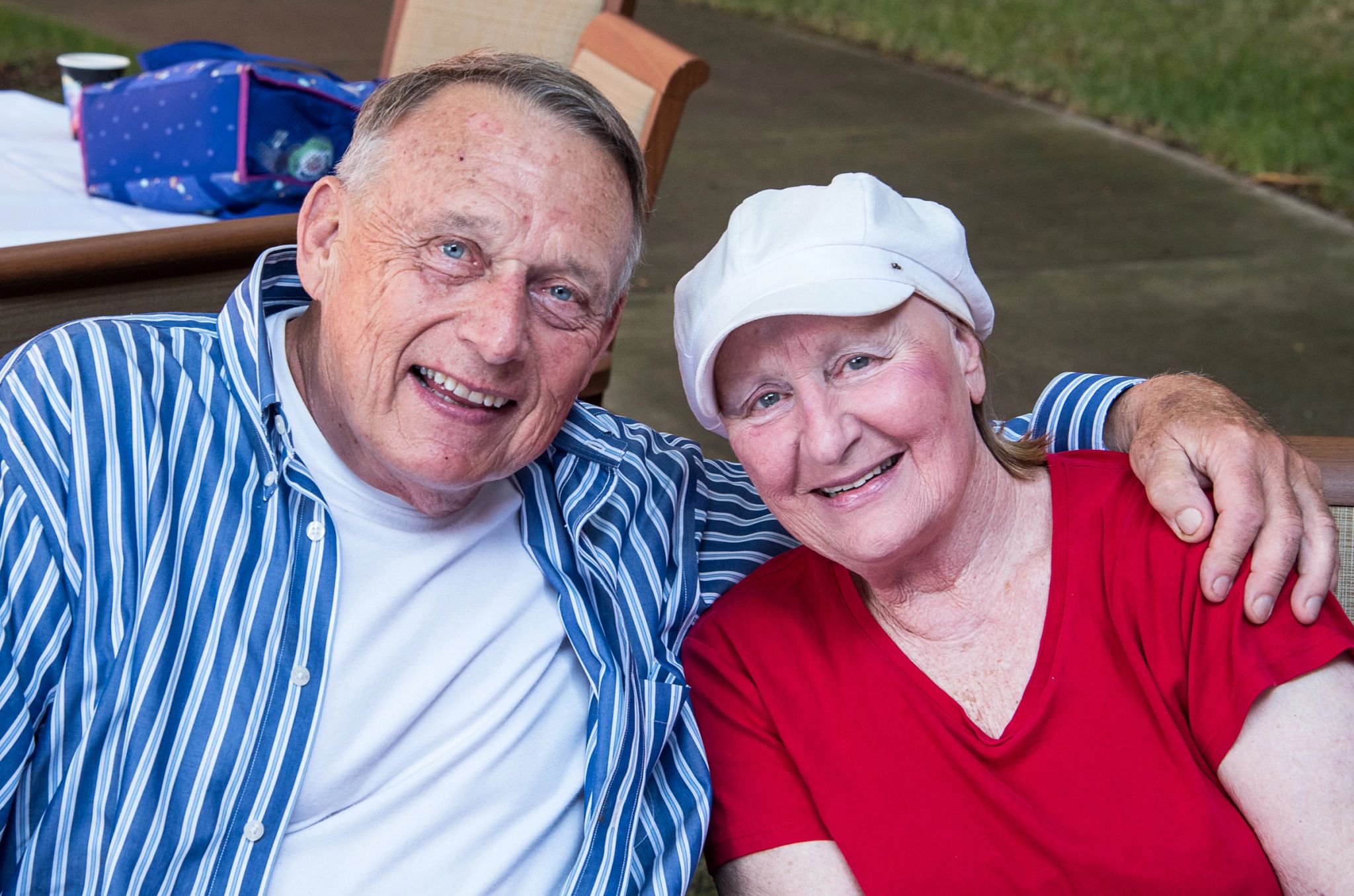 Marty Schreiber and his wife