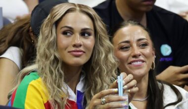 Celebrities at the U.S. Open tennis tournament in 2026